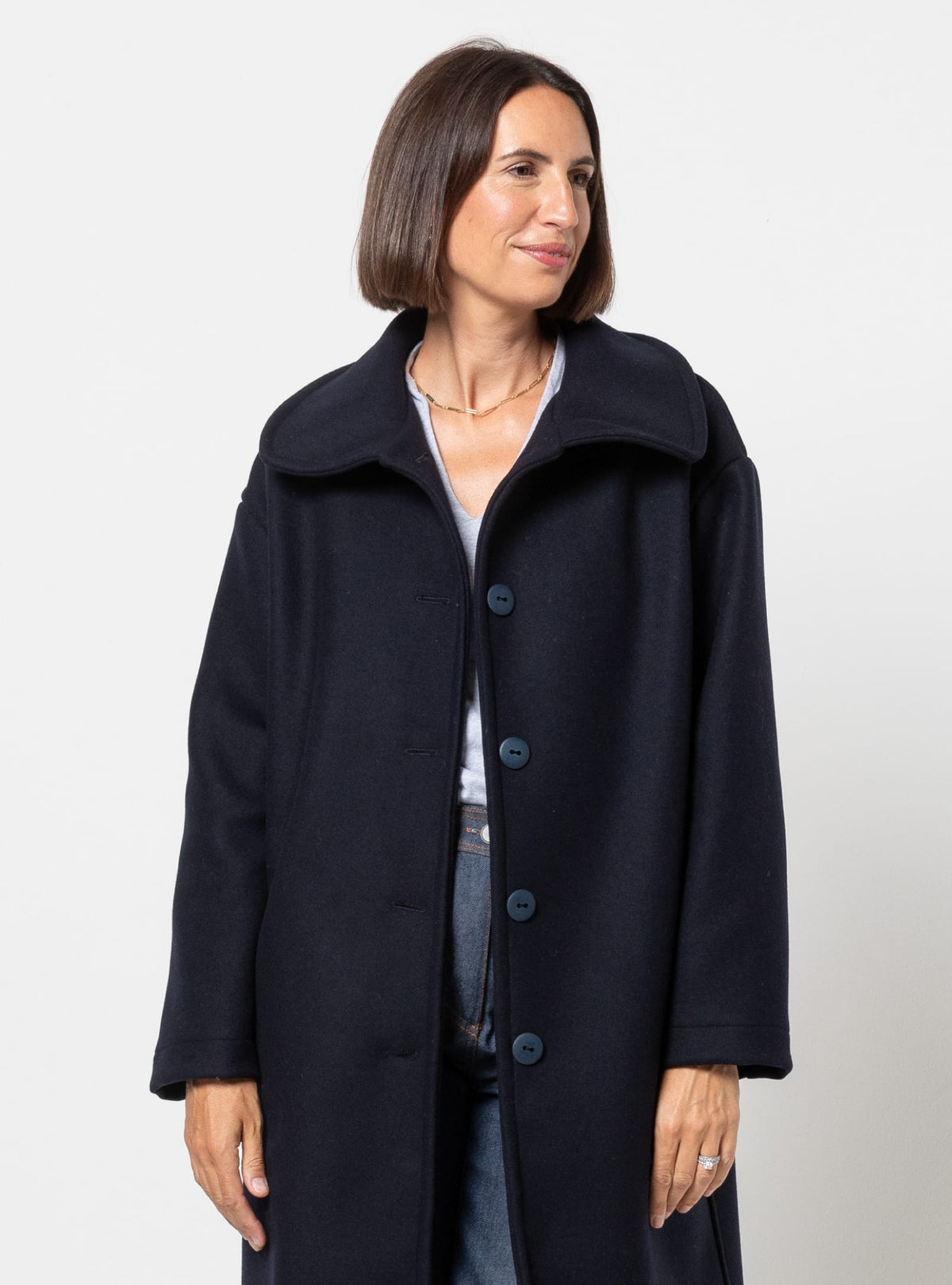Gracie Coat & Headscarf Sizes 18-30 - Style Arc
