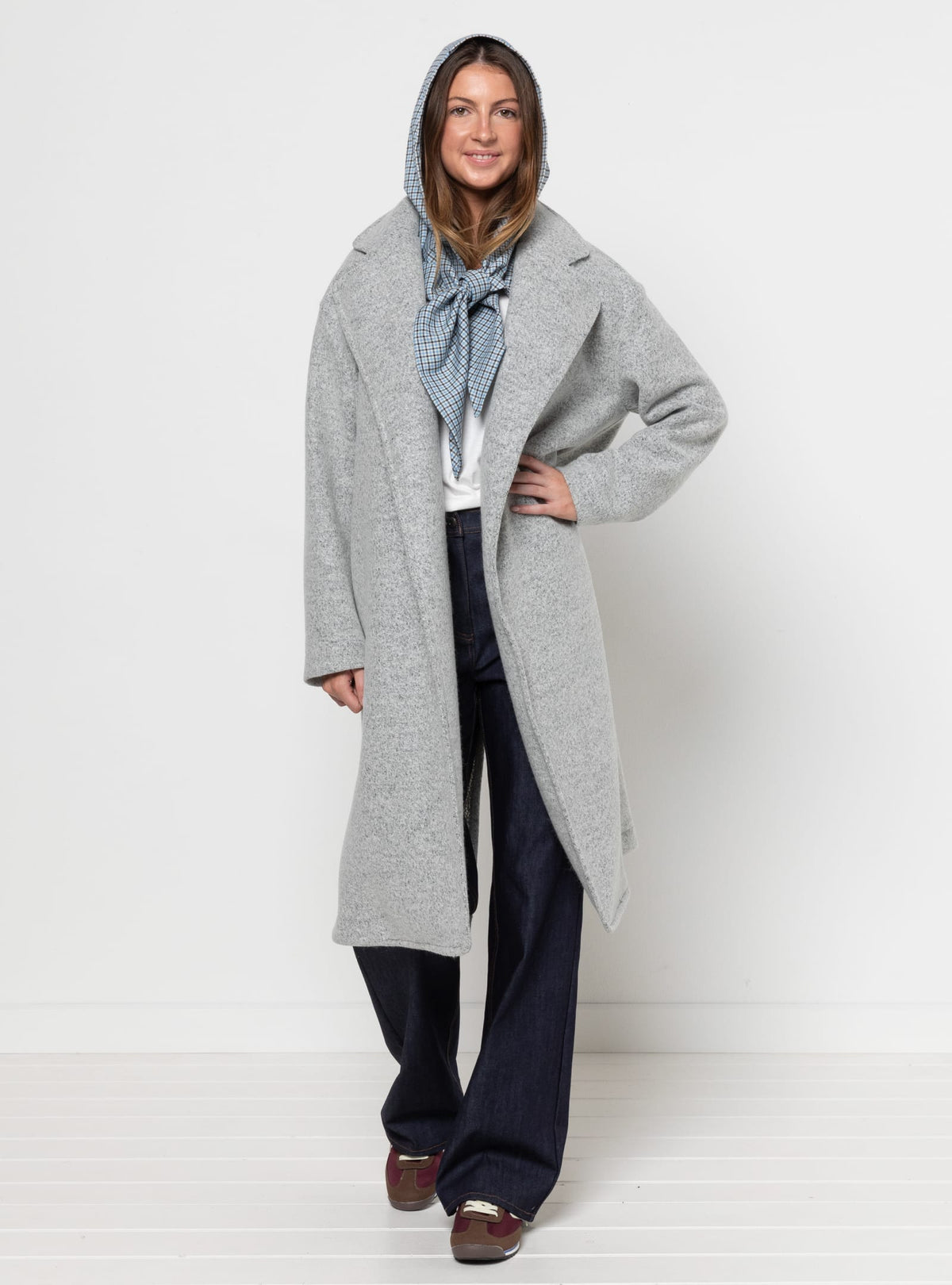 Gracie Coat & Headscarf Sizes 18-30 - Style Arc