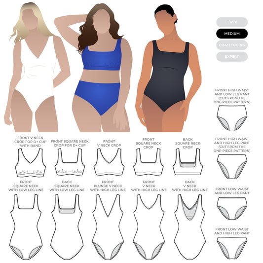 Hamilton Swim Set Sizes 18-30 - Style Arc