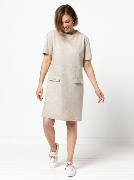 Ines Knit Dress Sizes 4-16 - Style Arc
