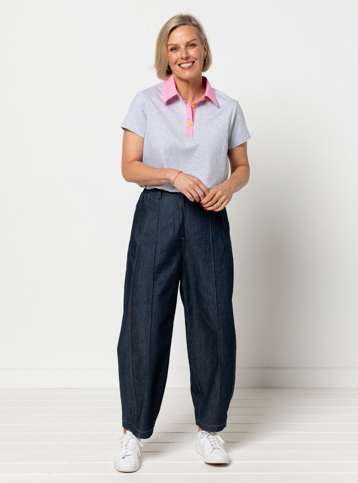 Jess Knit Polo Sizes 4-16 - Style Arc