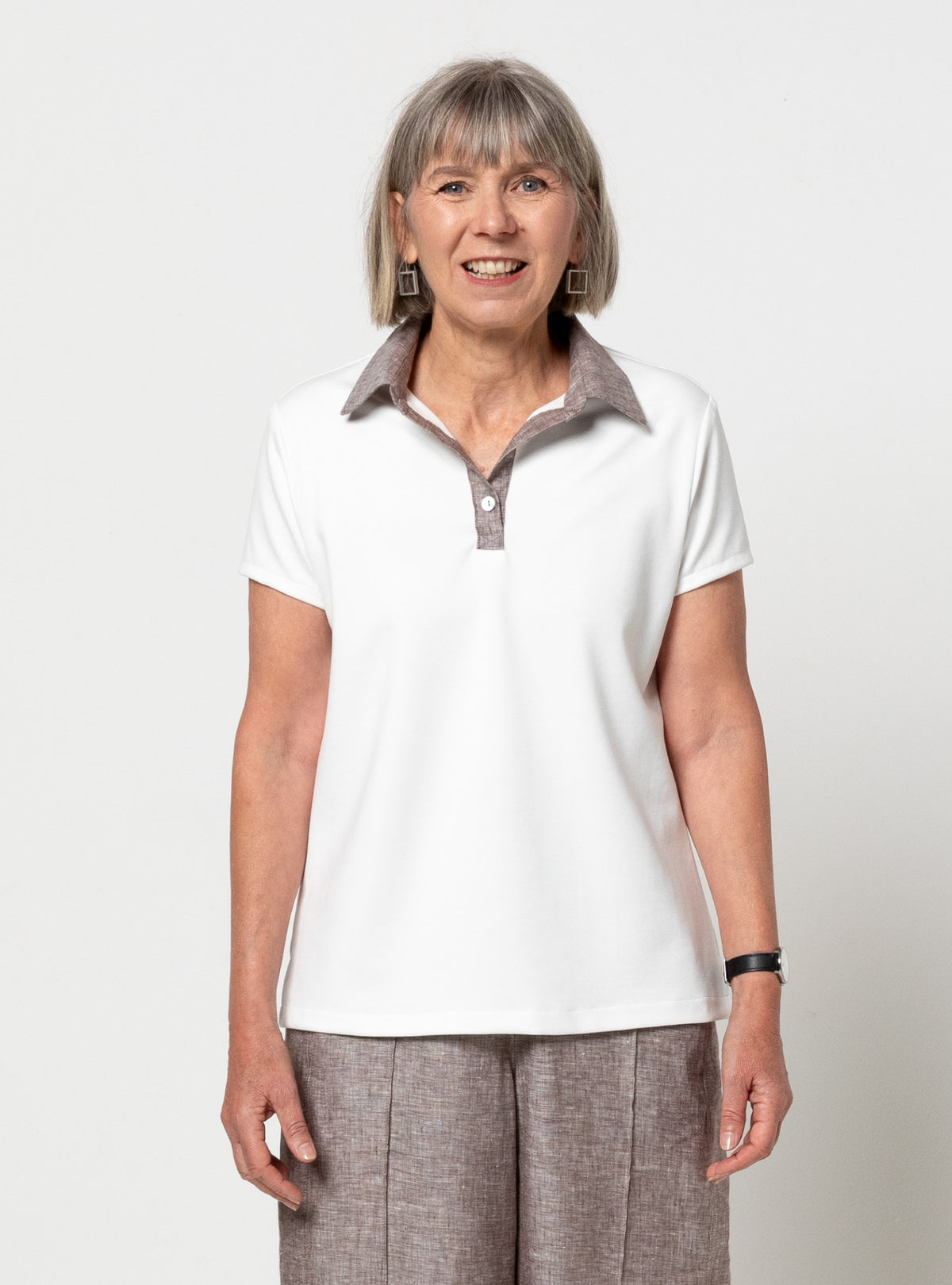 Jess Knit Polo Sizes 4-16 - Style Arc