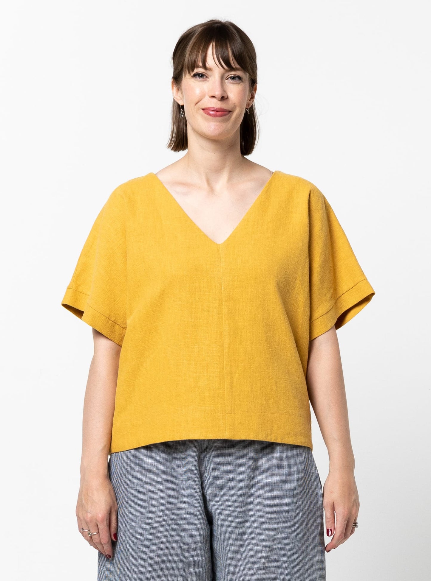 Joan Woven Top Sizes 18-30 - Style Arc