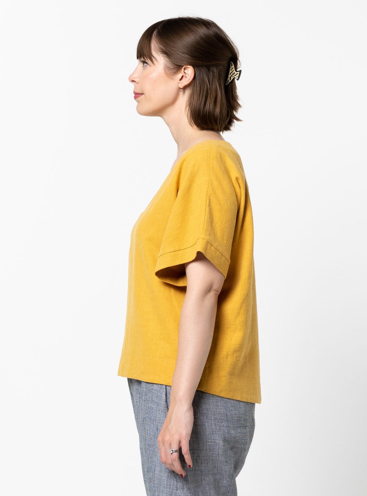 Joan Woven Top Sizes 18-30 - Style Arc