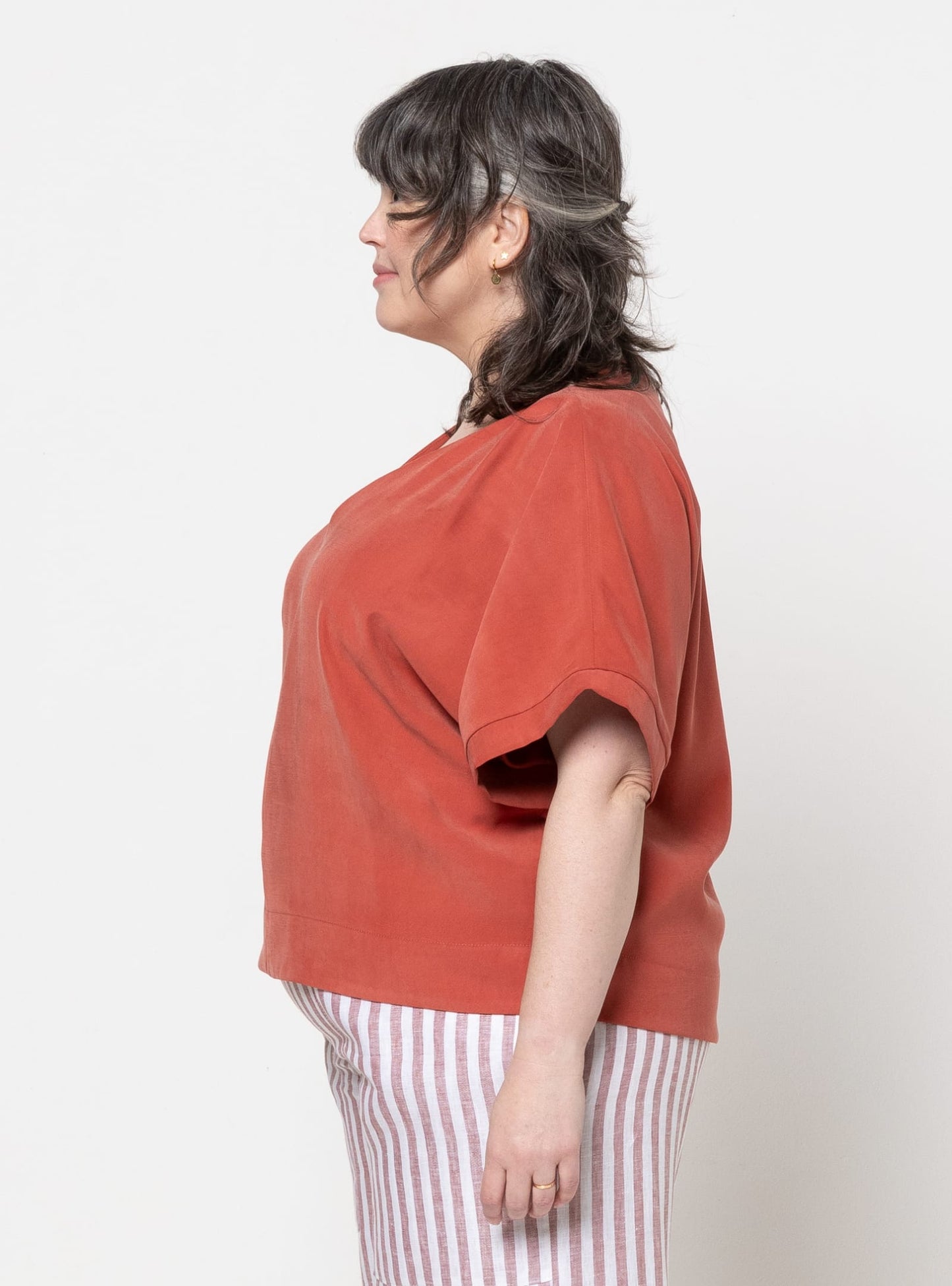 Joan Woven Top Sizes 18-30 - Style Arc