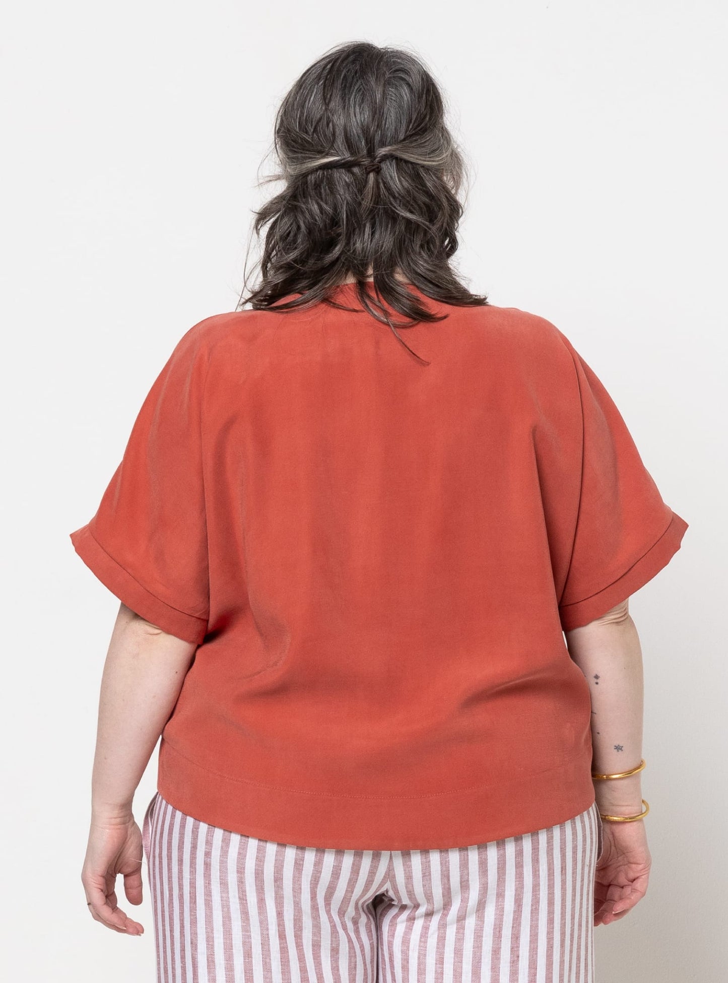 Joan Woven Top Sizes 18-30 - Style Arc
