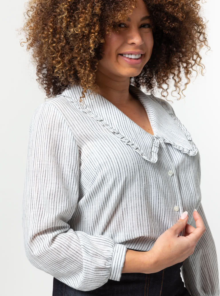 Kennie Woven Shirt Sizes 18-30 - Style Arc