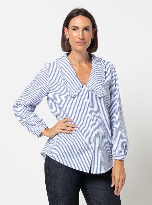 Kennie Woven Shirt Sizes 18-30 - Style Arc