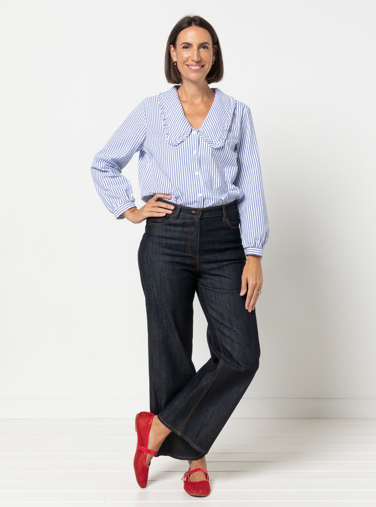 Kennie Woven Shirt Sizes 18-30 - Style Arc