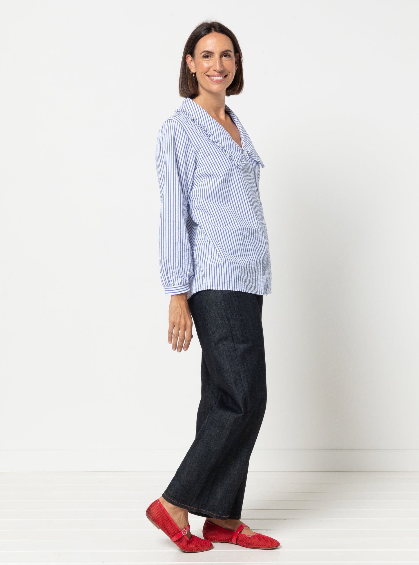 Kennie Woven Shirt Sizes 18-30 - Style Arc
