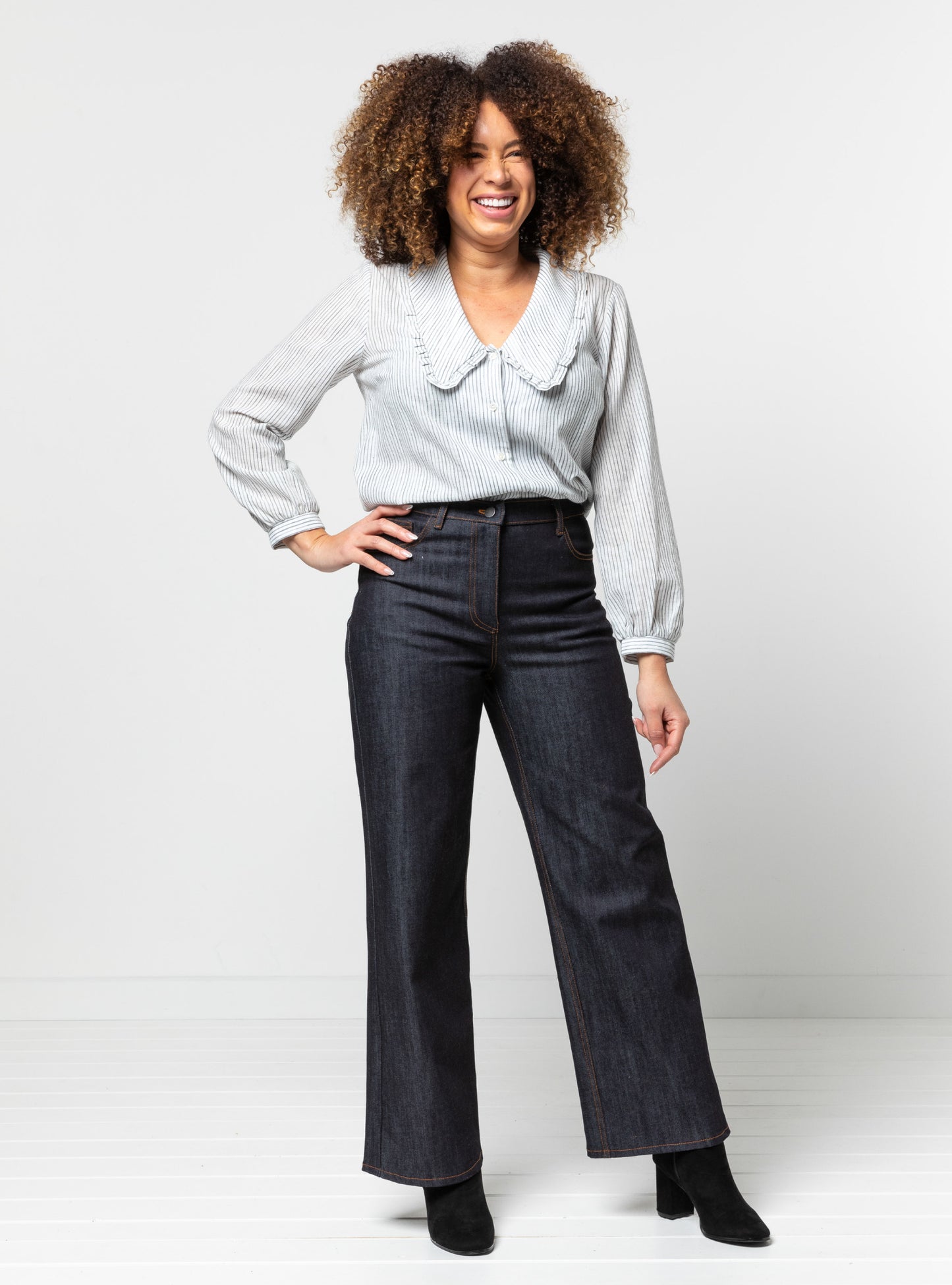 Kennie Woven Shirt Sizes 18-30 - Style Arc
