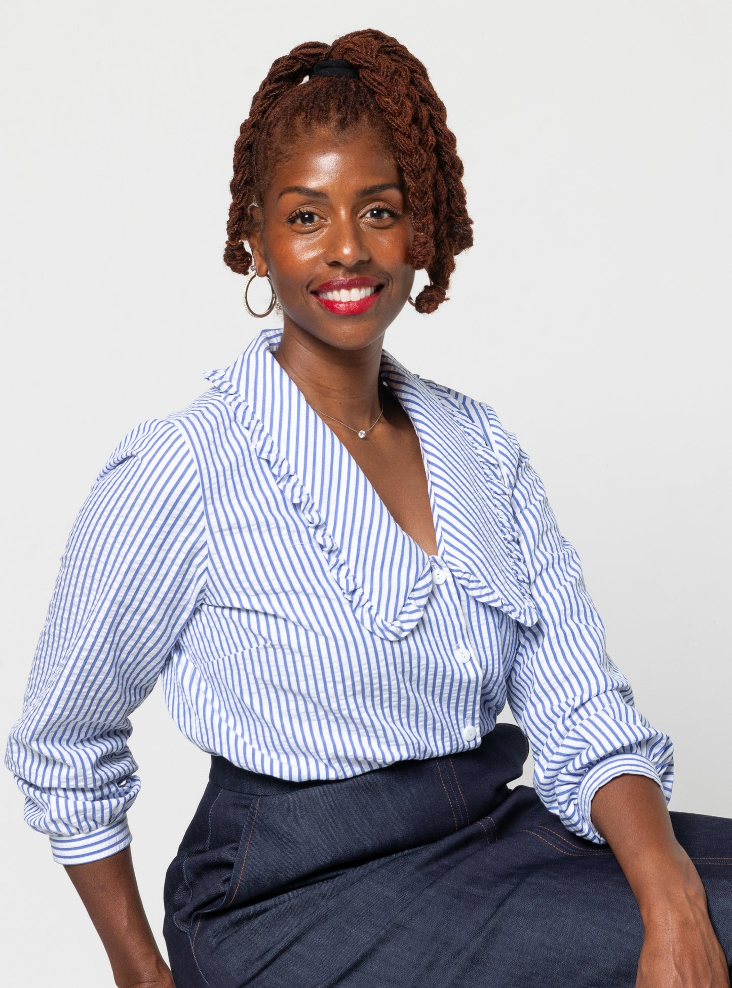 Kennie Woven Shirt Sizes 18-30 - Style Arc