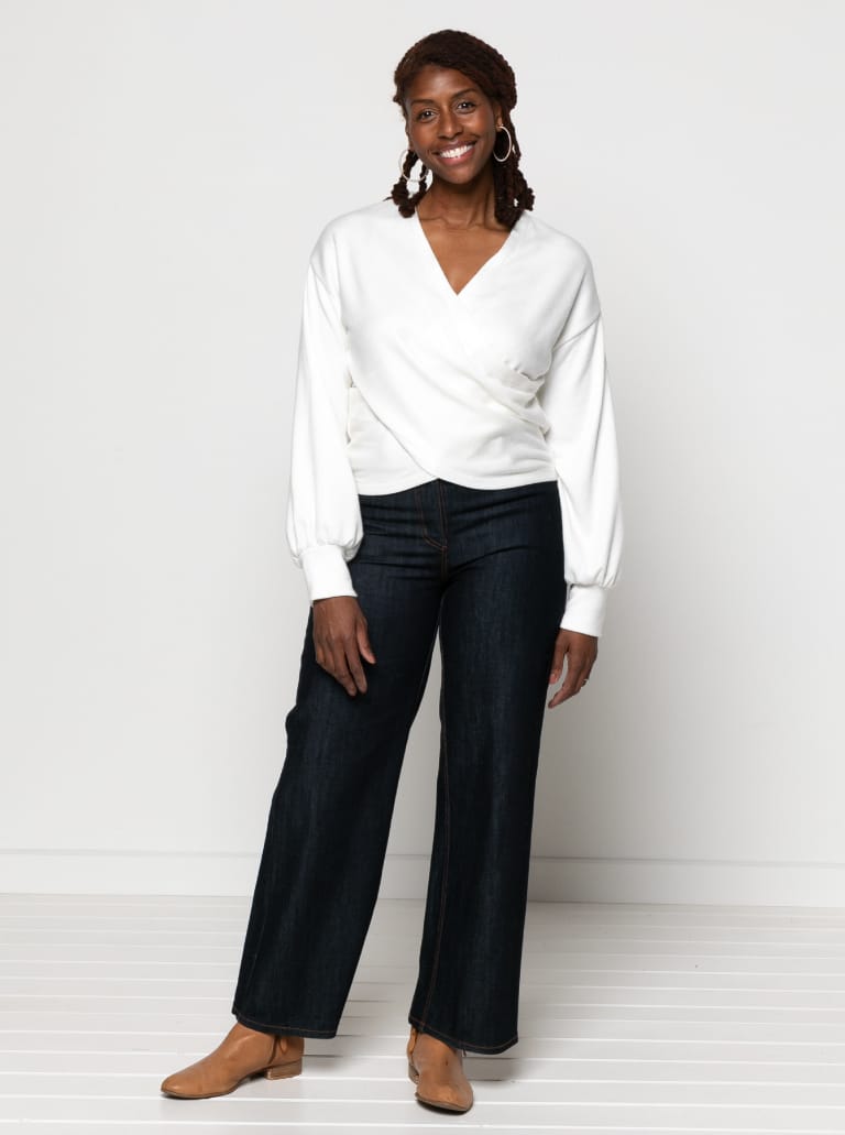 Kira Knit Top Sizes 18-30 - Style Arc