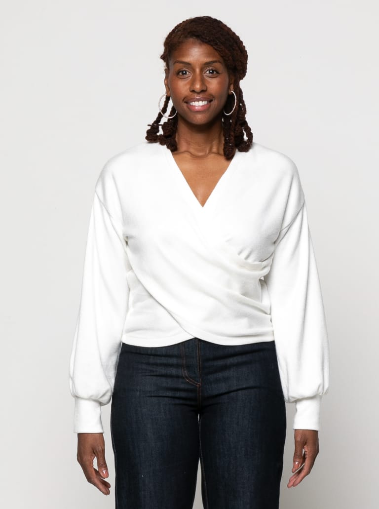 Kira Knit Top Sizes 18-30 - Style Arc