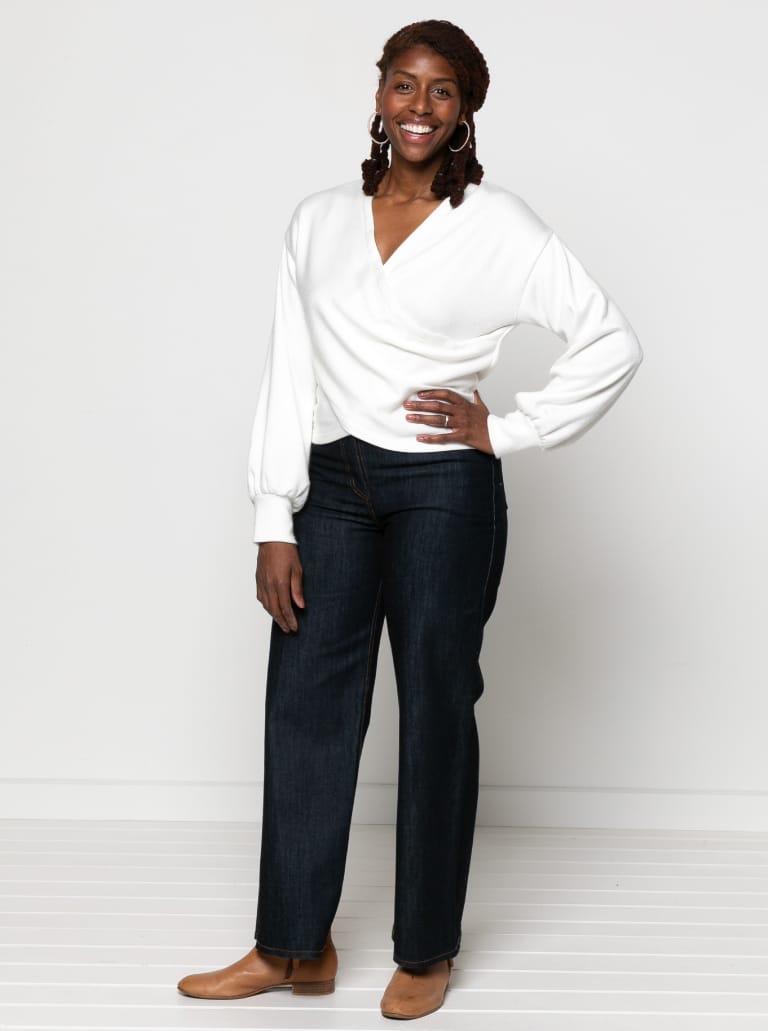 Kira Knit Top Sizes 18-30 - Style Arc