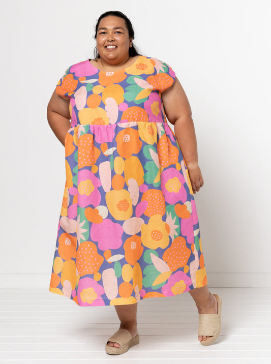 Montana Midi Dress Sizes 18-30 - Style Arc