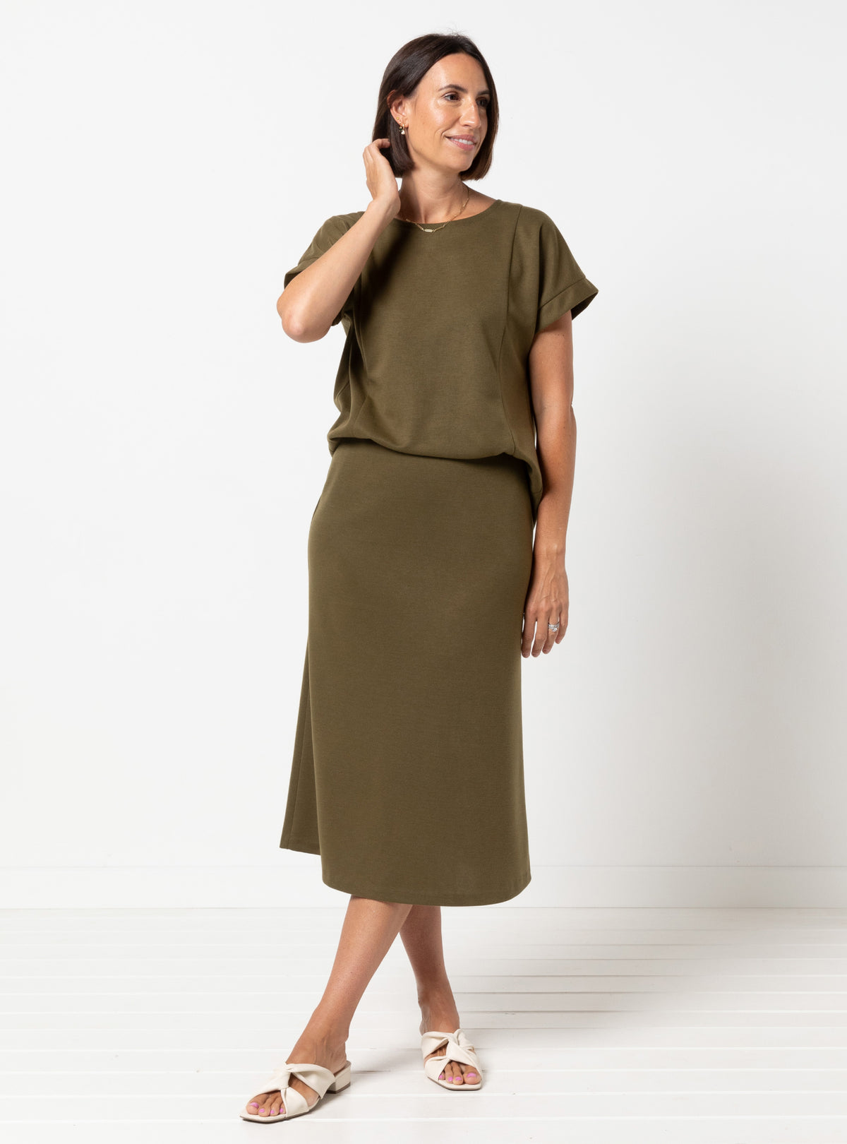 Northcote Knit Skirt Sizes 18-30 - Style Arc