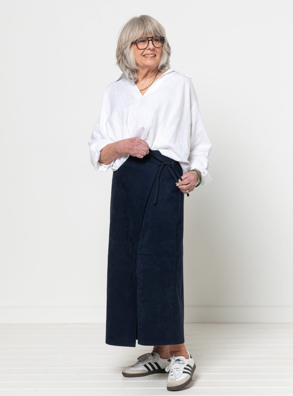Octavia Woven Wrap Skirt Sizes 18-30 - Style Arc