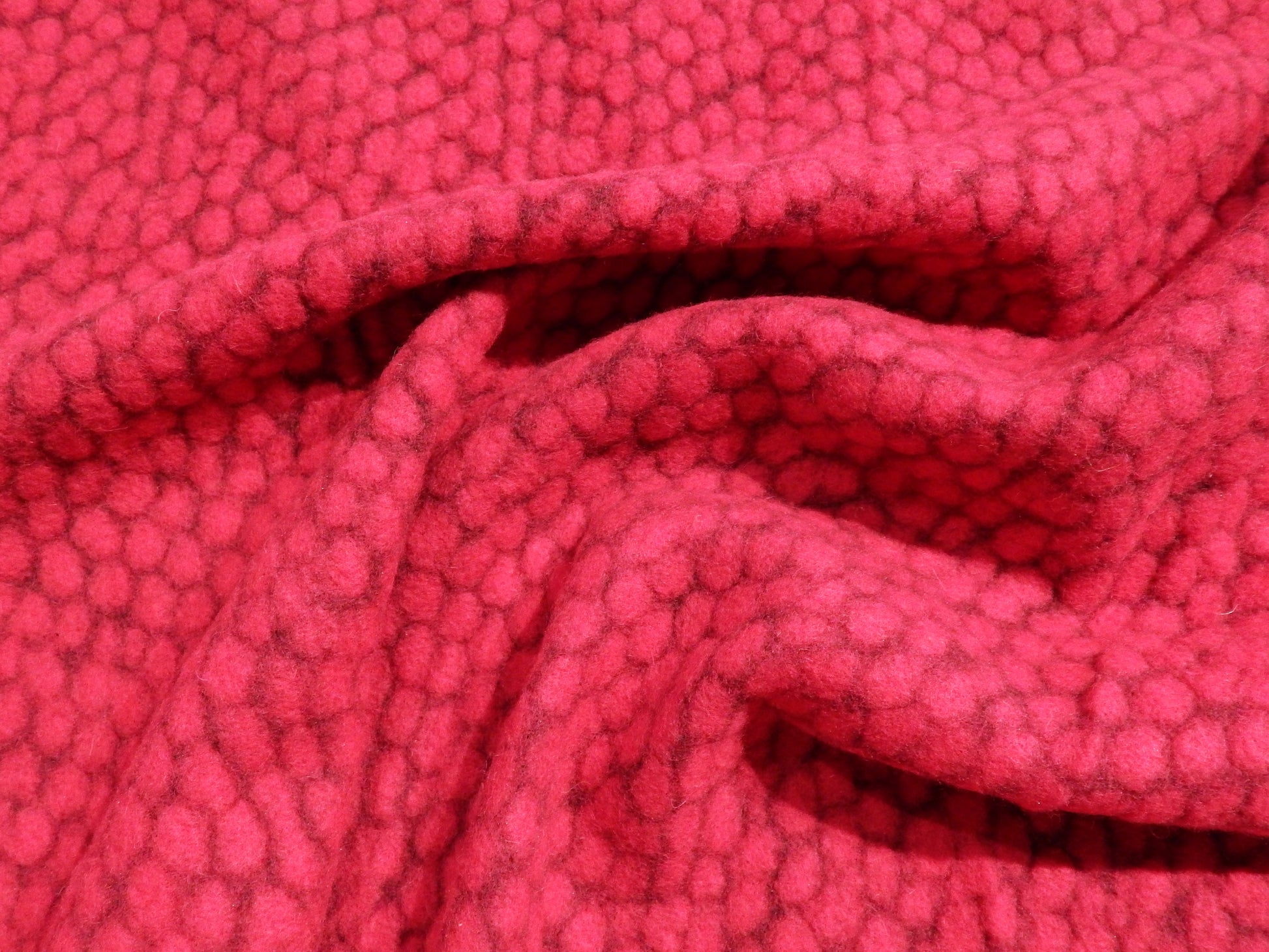 pink and purple wool coating fabric