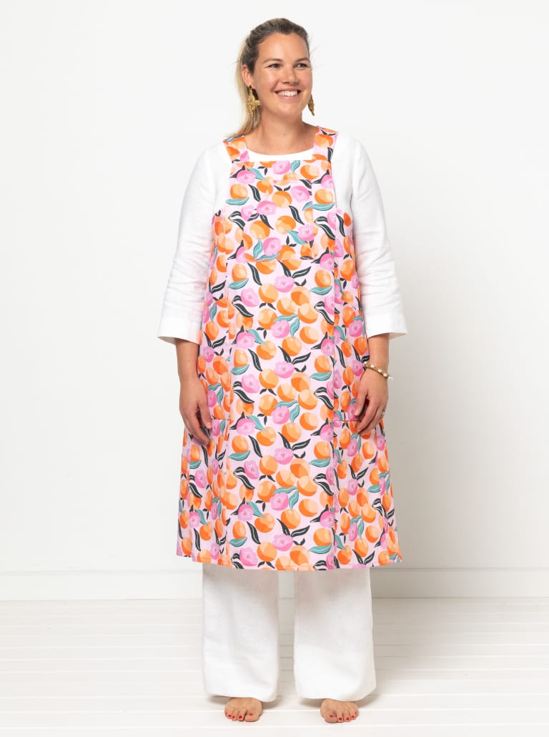 Pinnie Sewing/Cooking Apron - Style Arc