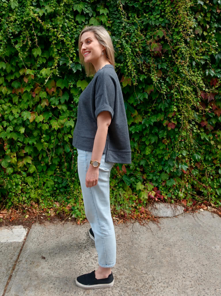 Portsea Luxe Sweatshirt Sizes 18-30 - Style Arc