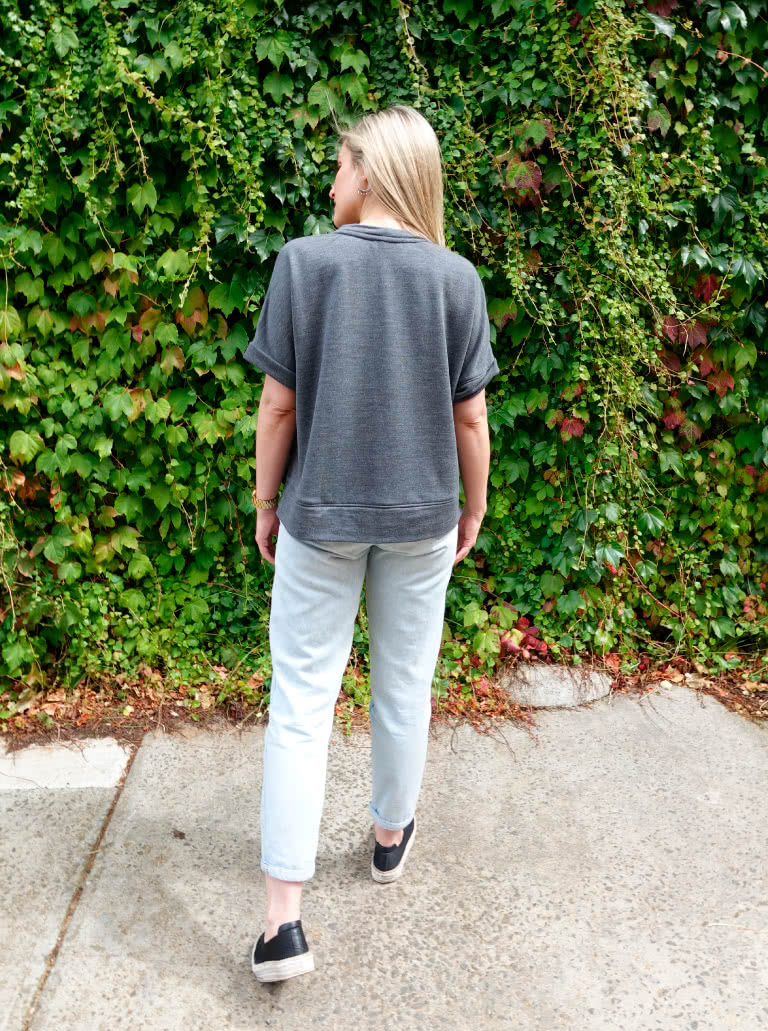 Portsea Luxe Sweatshirt Sizes 18-30 - Style Arc