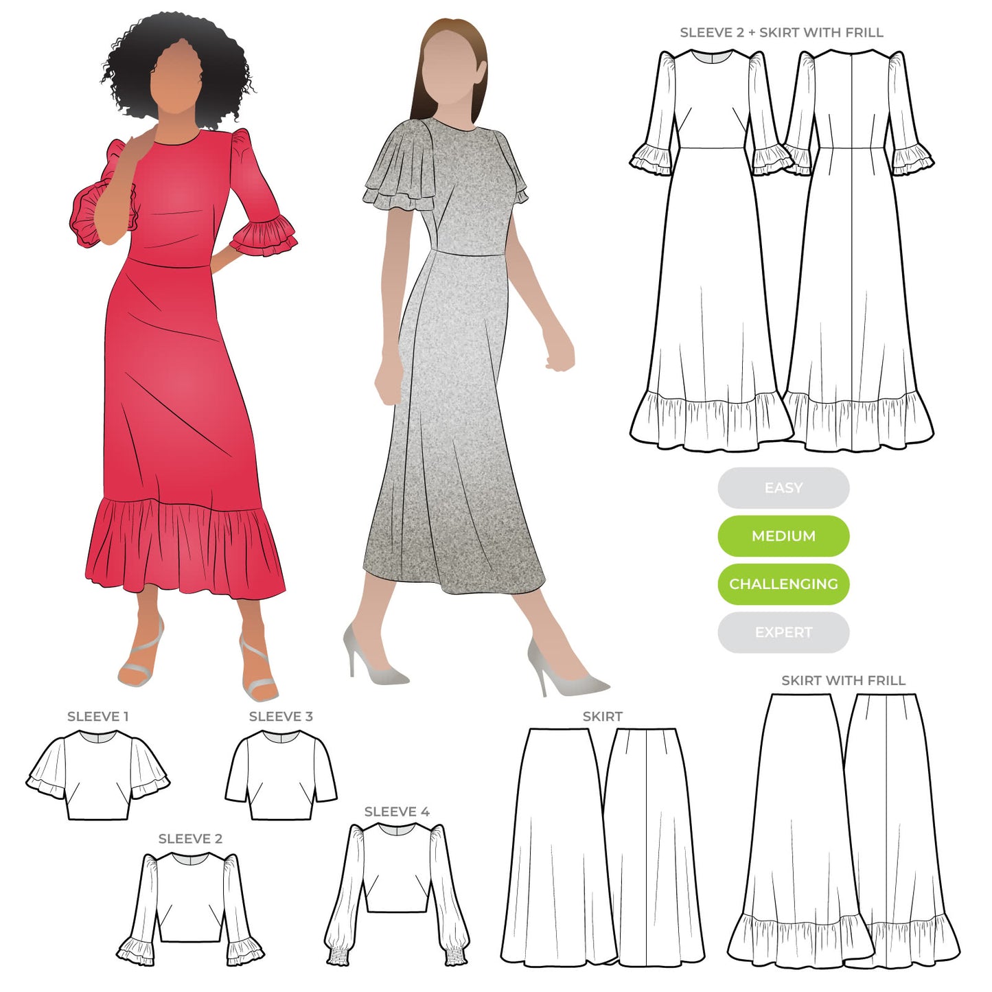 Queenie Woven Formal Dress Sizes 4-16 - Style Arc