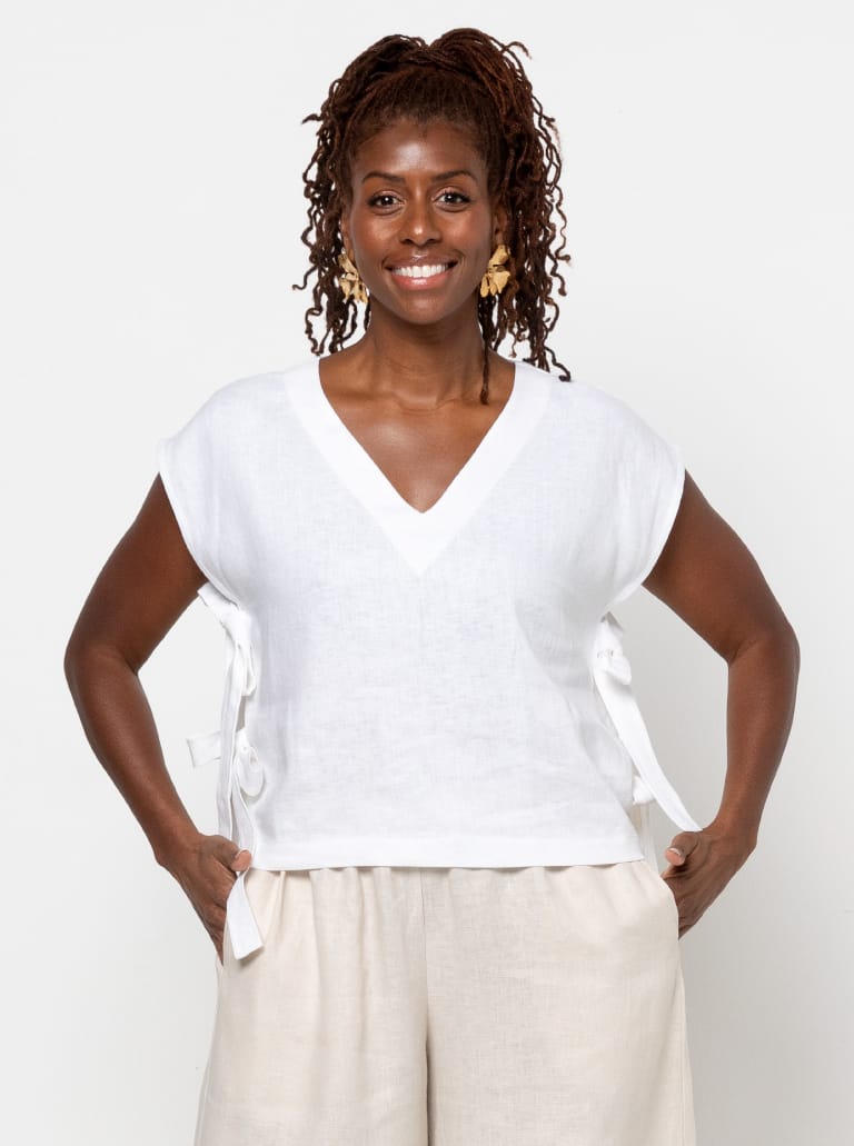 Rumi Woven Top Sizes 18-30 - Style Arc