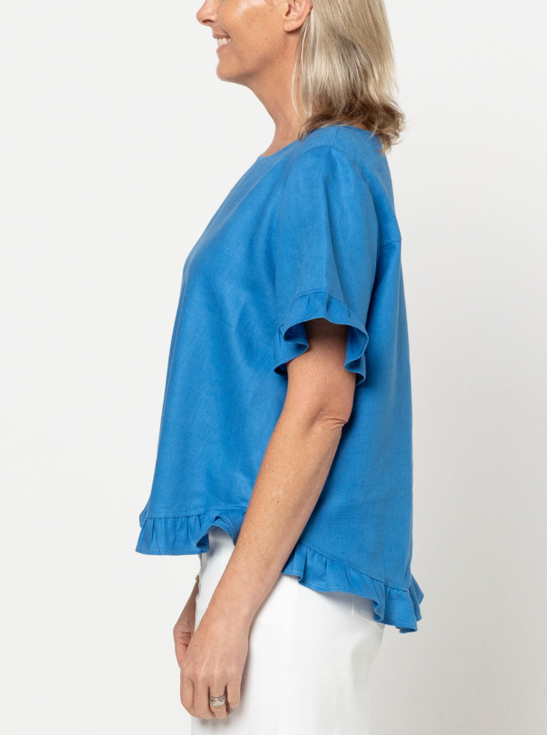 Selina Woven Top Sizes 18-30 - Style Arc
