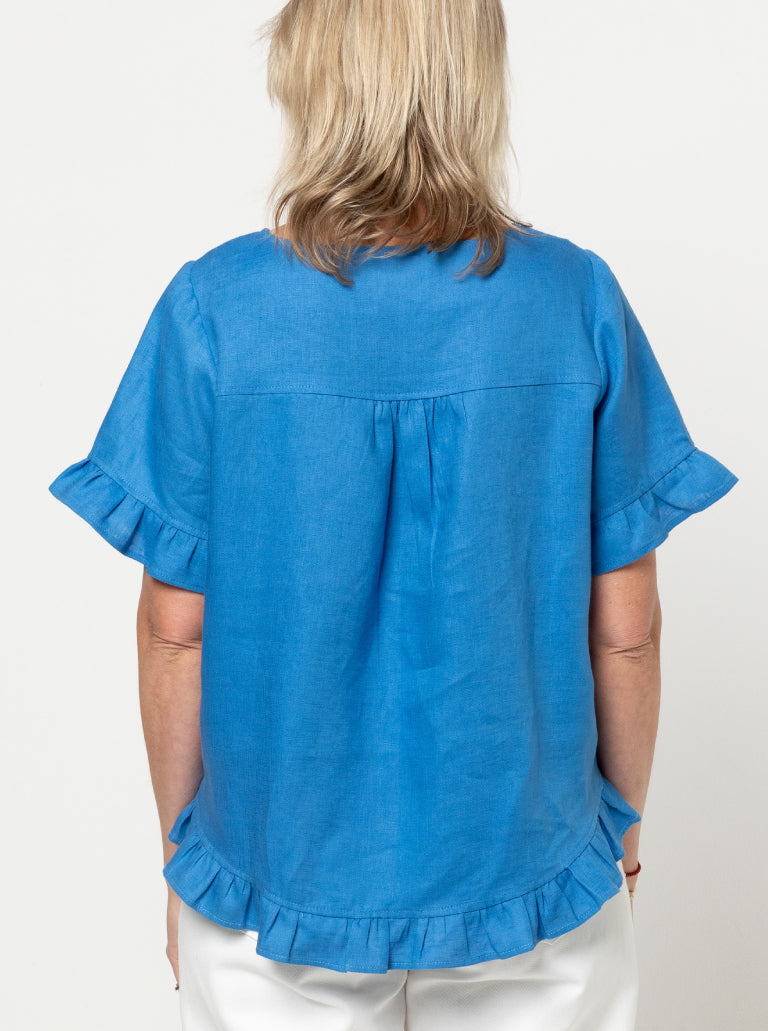 Selina Woven Top Sizes 18-30 - Style Arc