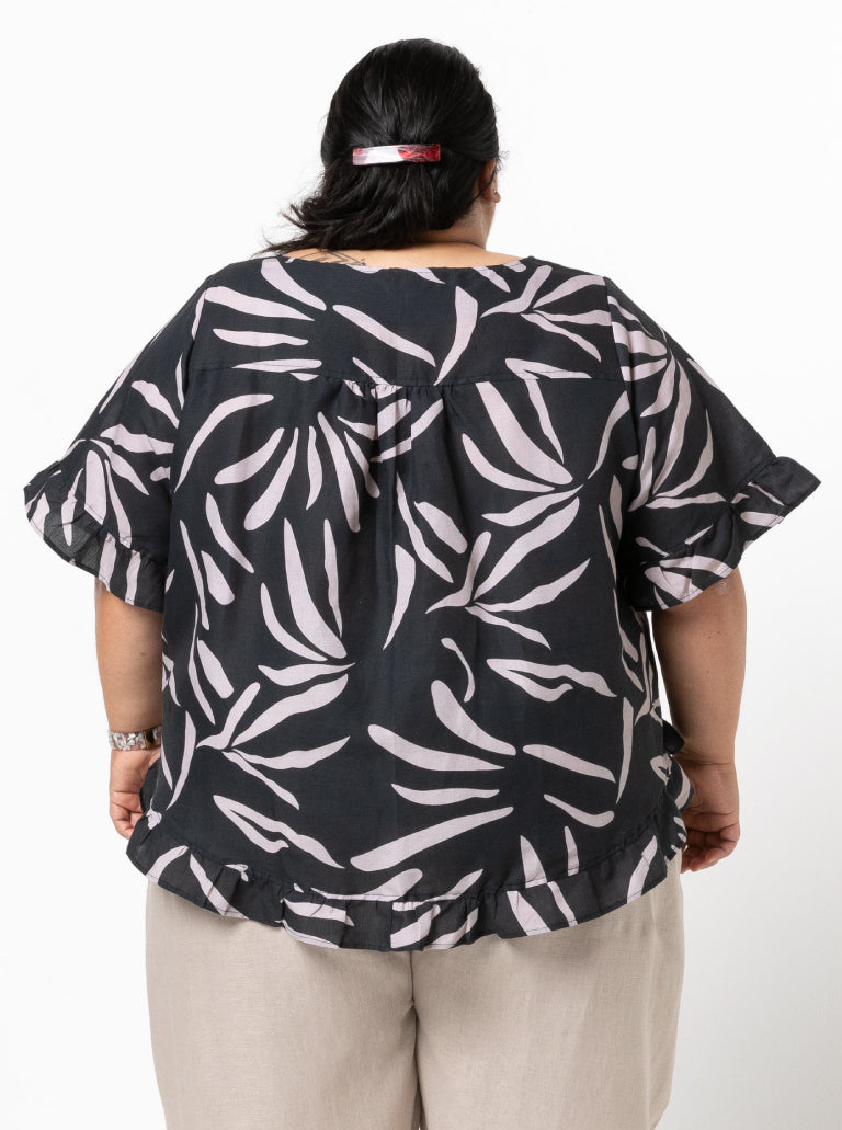 Selina Woven Top Sizes 18-30 - Style Arc