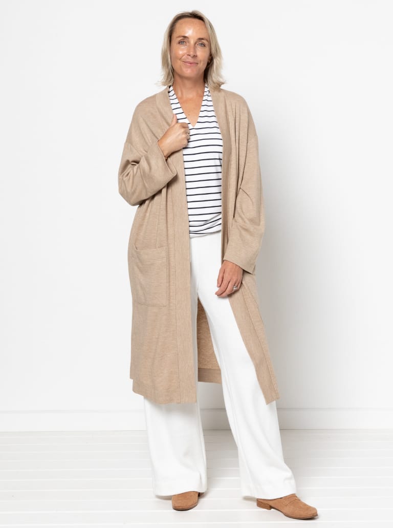 Sigrid Knit Coat/Cardi Sizes 4-16 - Style Arc