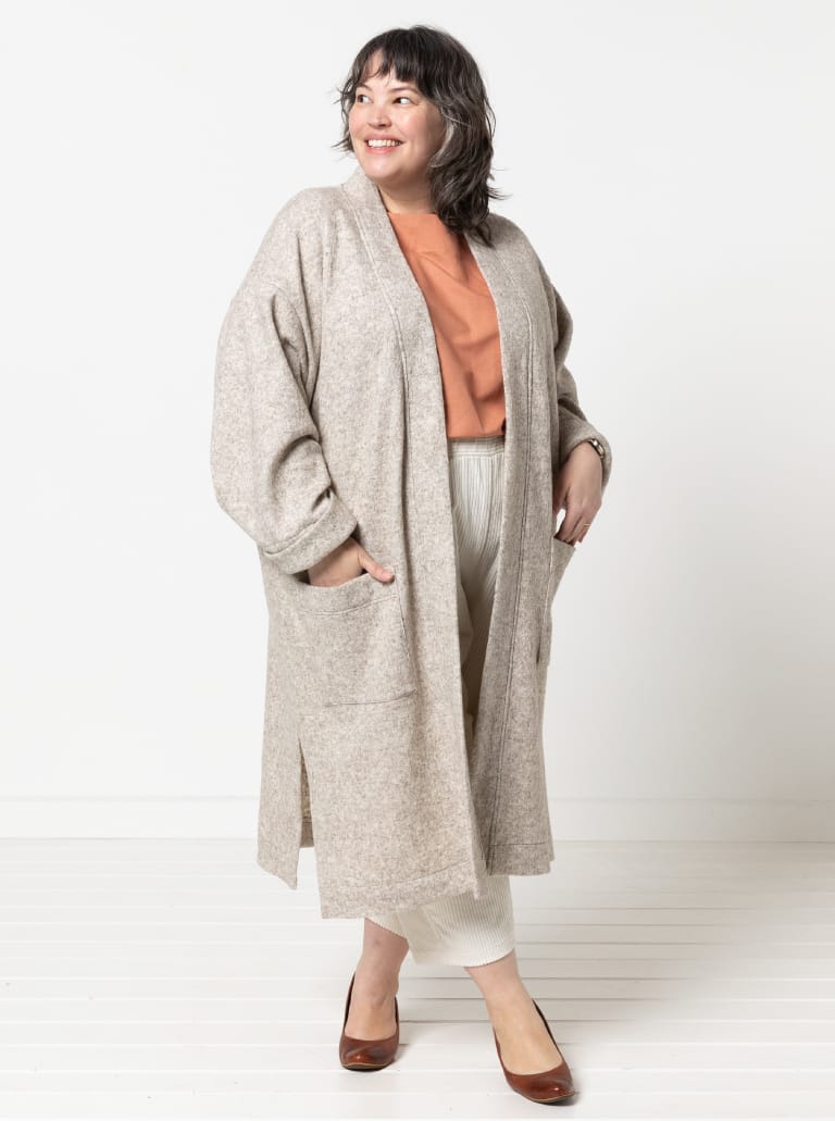 Sigrid Knit Coat/Cardi Sizes 4-16 - Style Arc