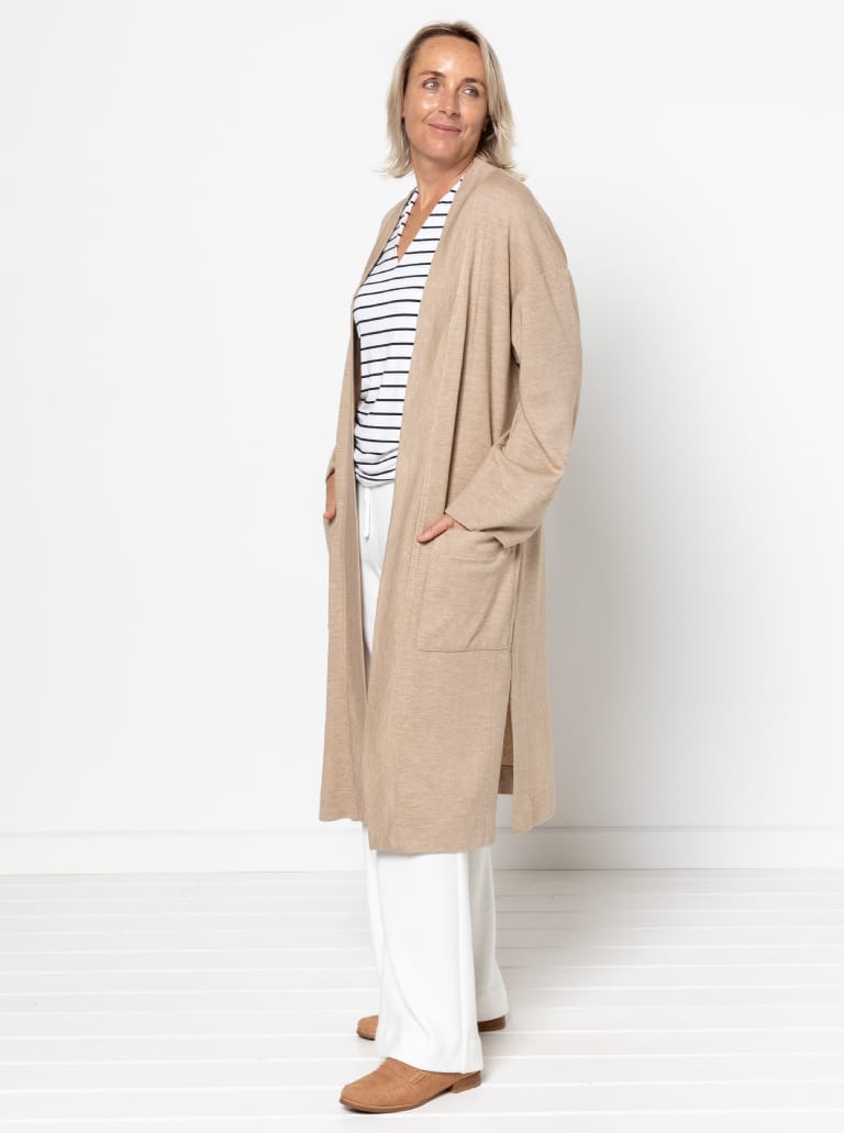 Sigrid Knit Coat/Cardi Sizes 4-16 - Style Arc