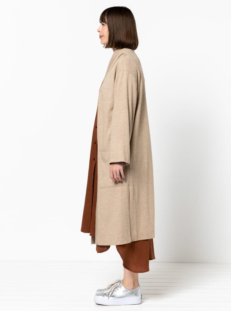 Sigrid Knit Coat/Cardi Sizes 4-16 - Style Arc