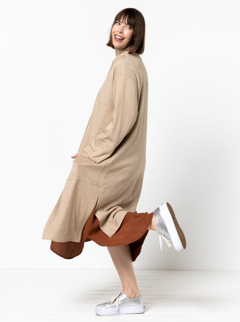 Sigrid Knit Coat/Cardi Sizes 4-16 - Style Arc