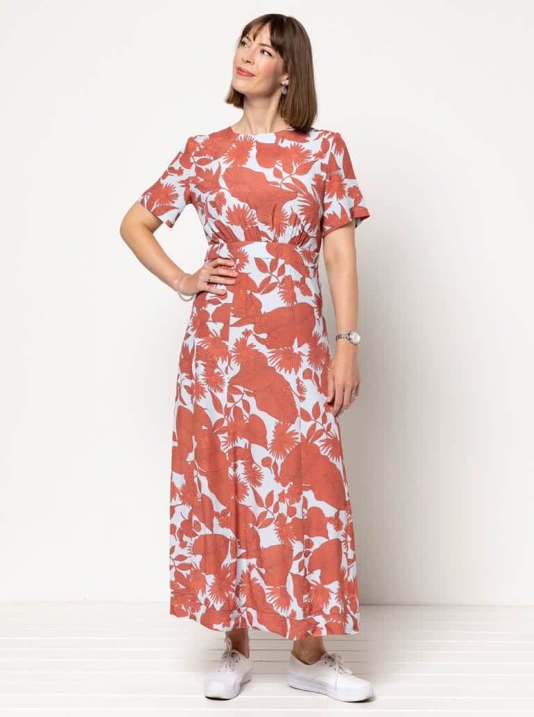 Trinnie Woven Dress Sizes 18-30 - Style Arc