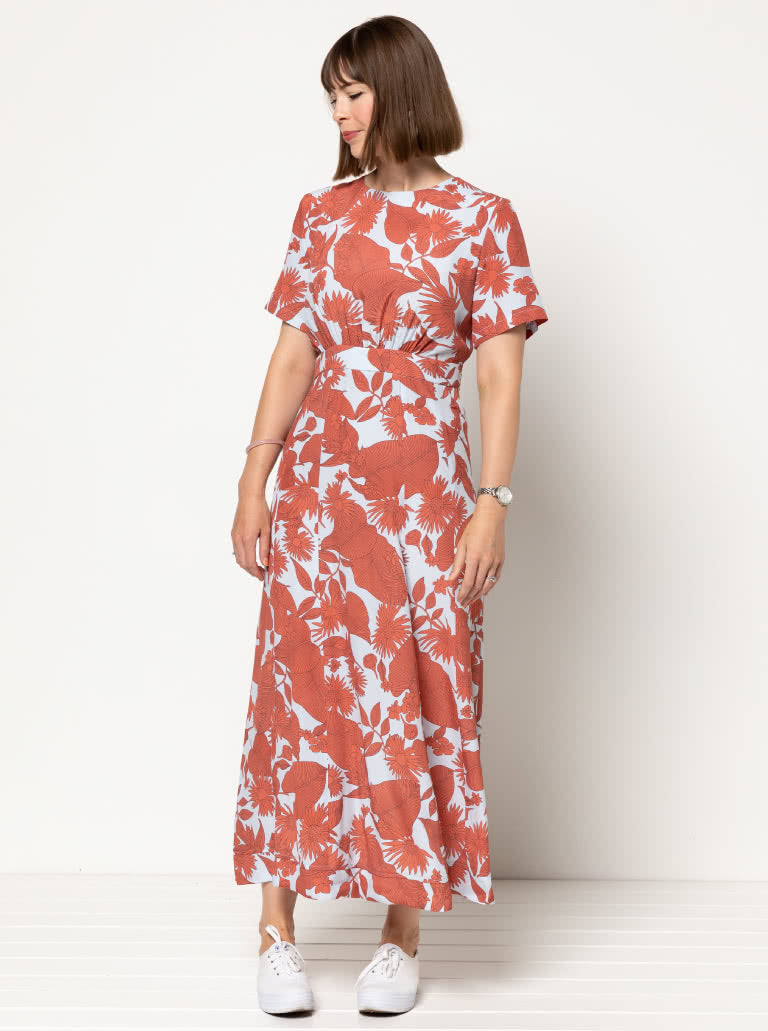 Trinnie Woven Dress Sizes 18-30 - Style Arc