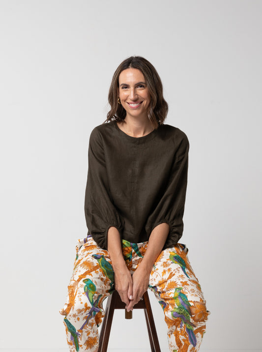 Zalia Woven Top and Dress Sizes 18-30 - Style Arc