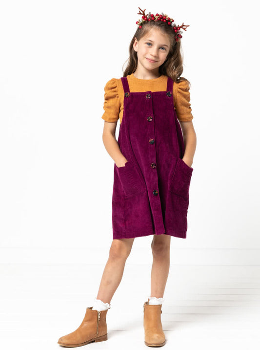 Zoe Kid's Pinafore - Style Arc