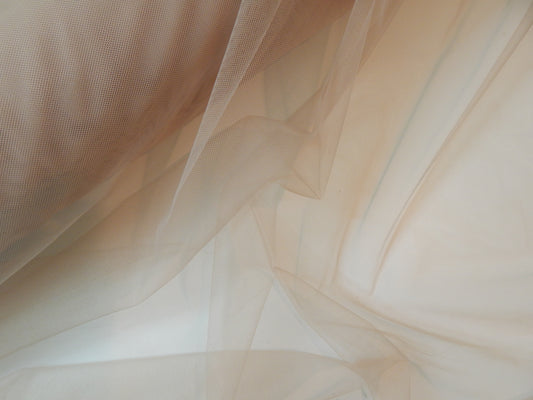 champagne tulle fabric